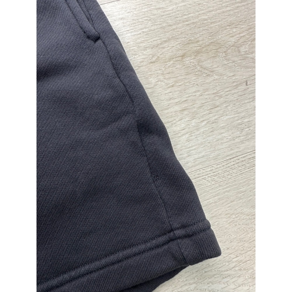 Elwood Sweat Shorts Organic Cotton Fleece Vintage Black M Normcore Casual - Picture 14 of 15